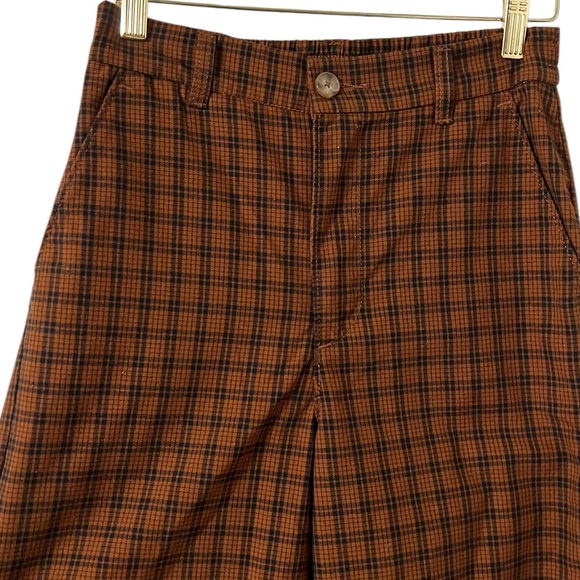 LEVI’S Math Club Elastic Pull On Plaid Pants Trousers - Picture 3 of 9